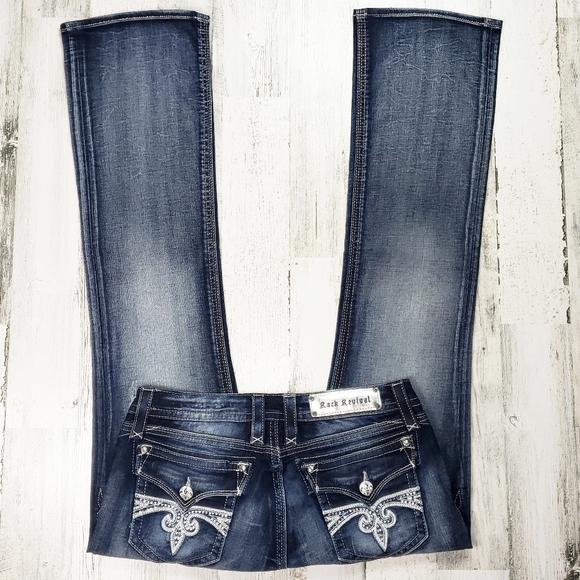 Rock Revival Denim - Rock Revival Sora Boot Cut Jean's.  Size 31.